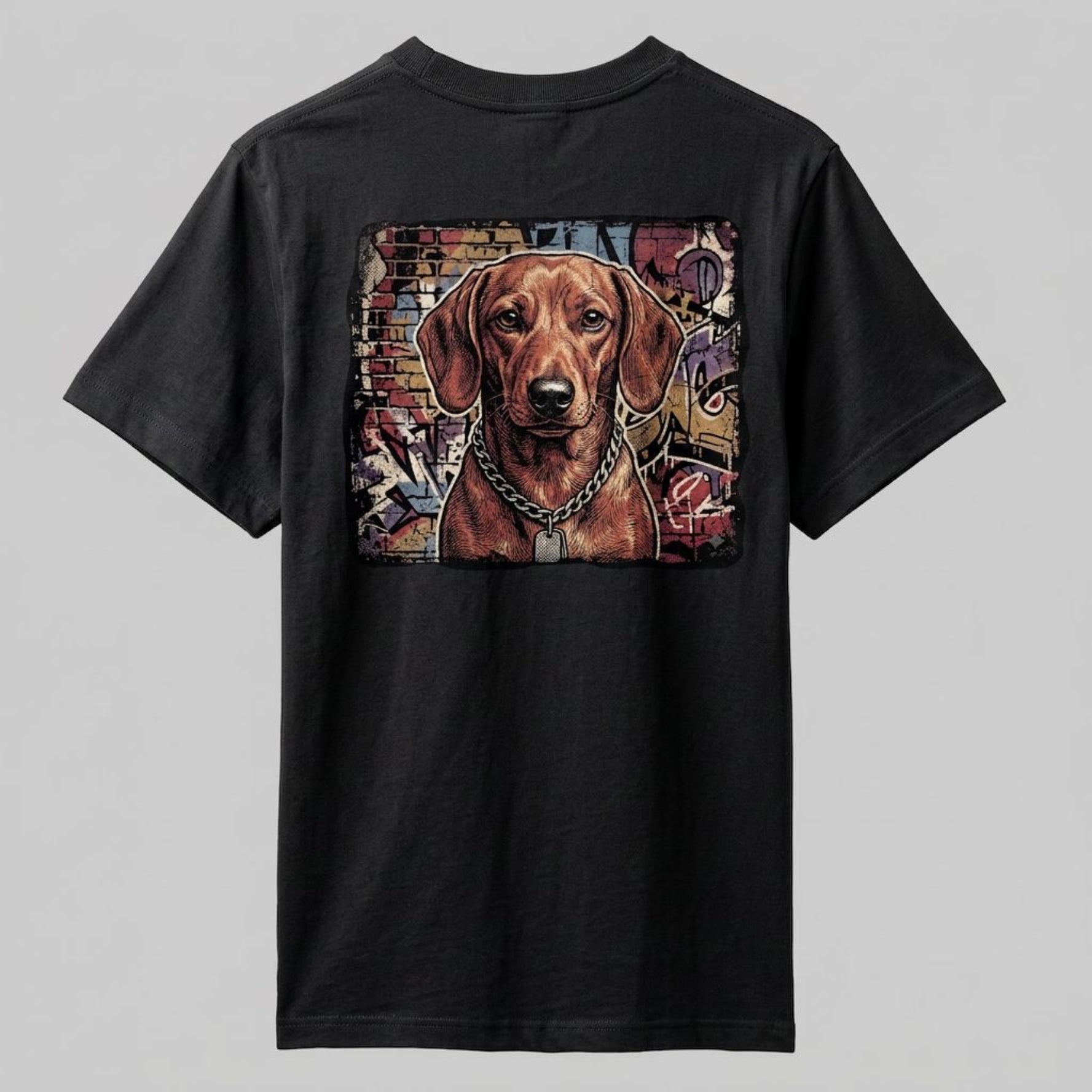 Retro Unisex Oversized | Der Street Art Dackel