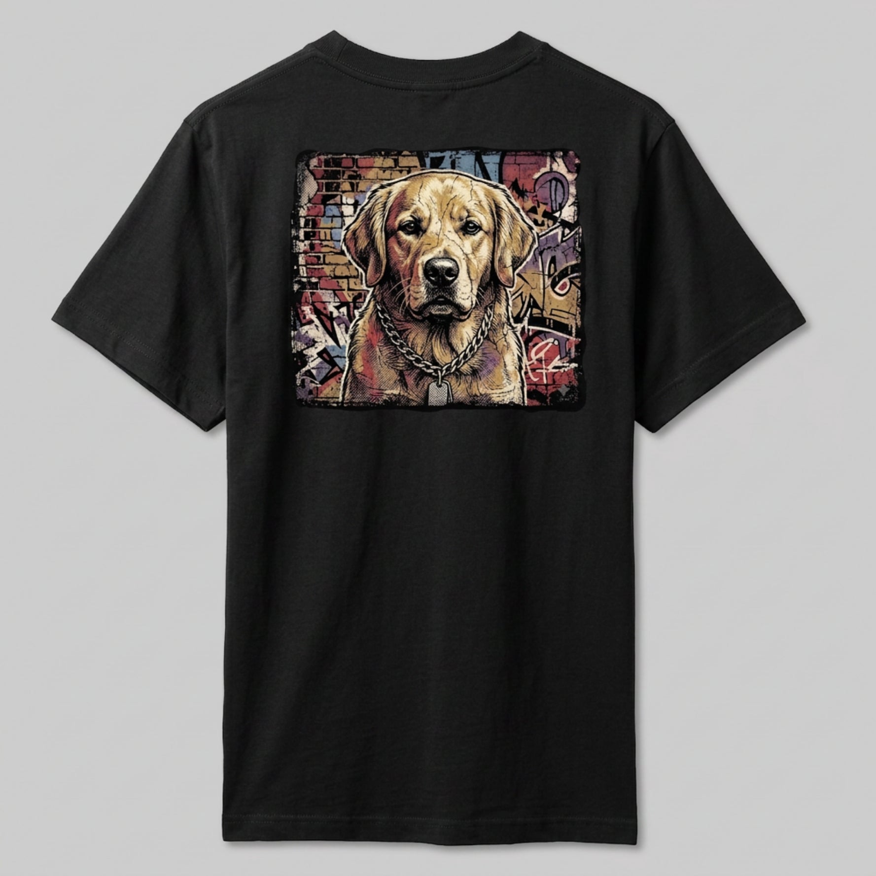 Retro Unisex Oversize | Der Street Art Golden Retriever