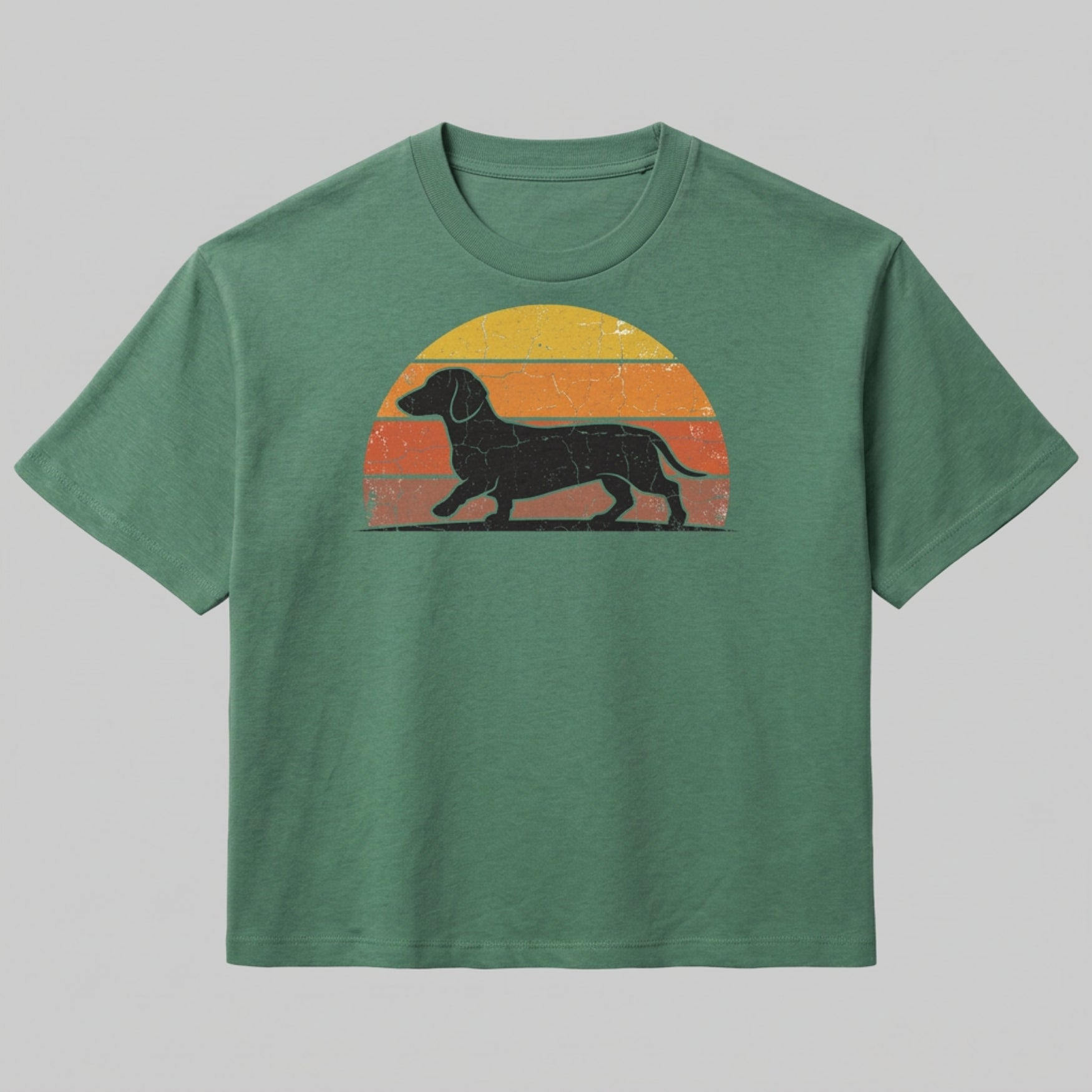 Vintage Dackel | Damen Bio-Shirt