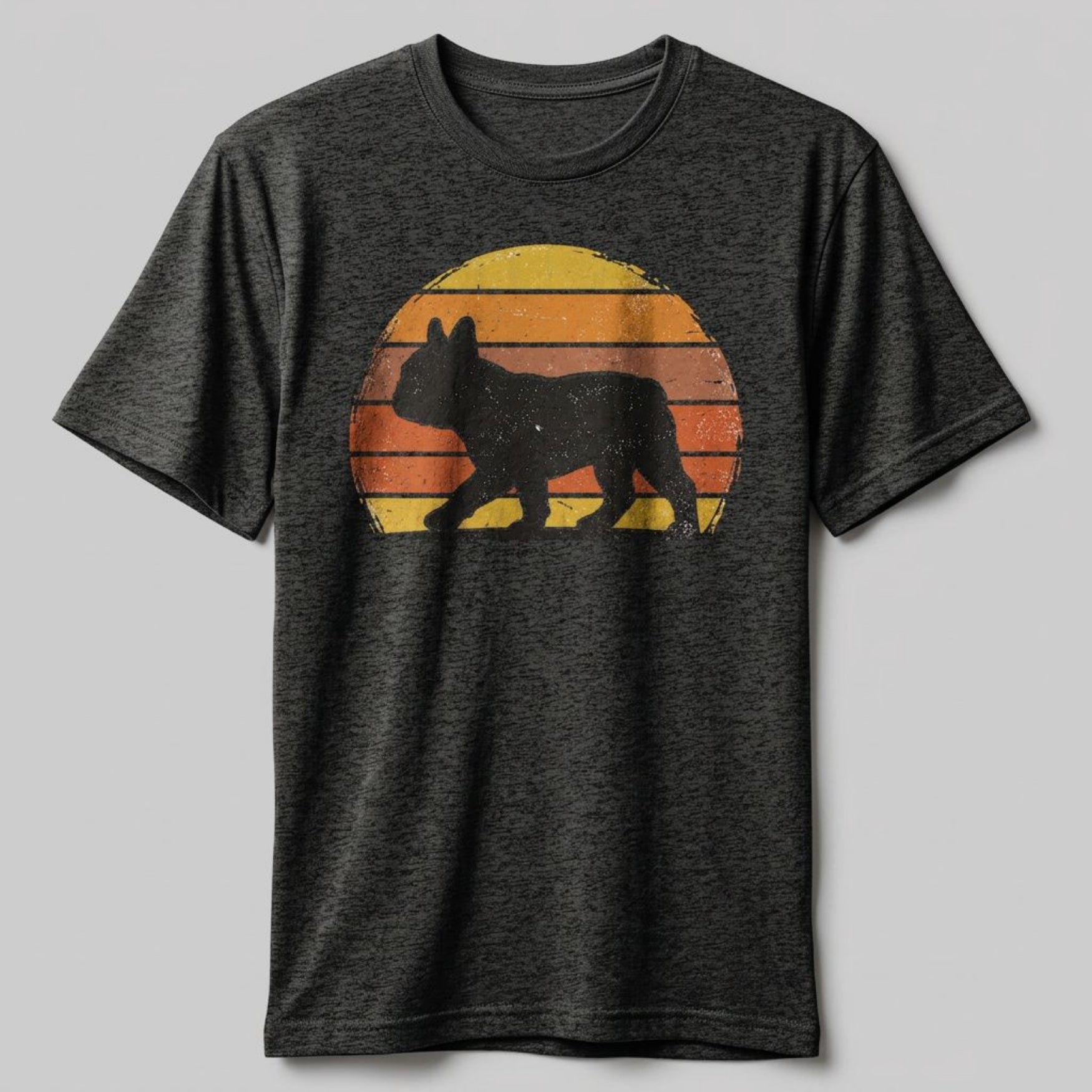 Vintage Französische Bulldogge | Bio-Shirt