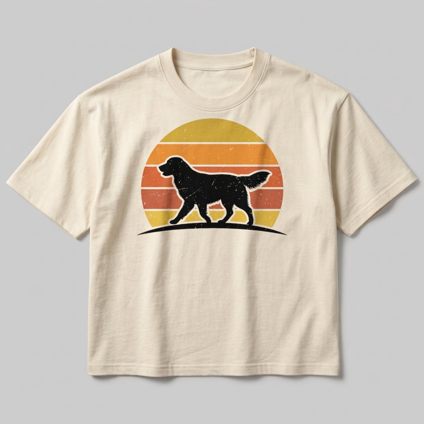 Vintage Golden Retriever | Damen Bio-Shirt