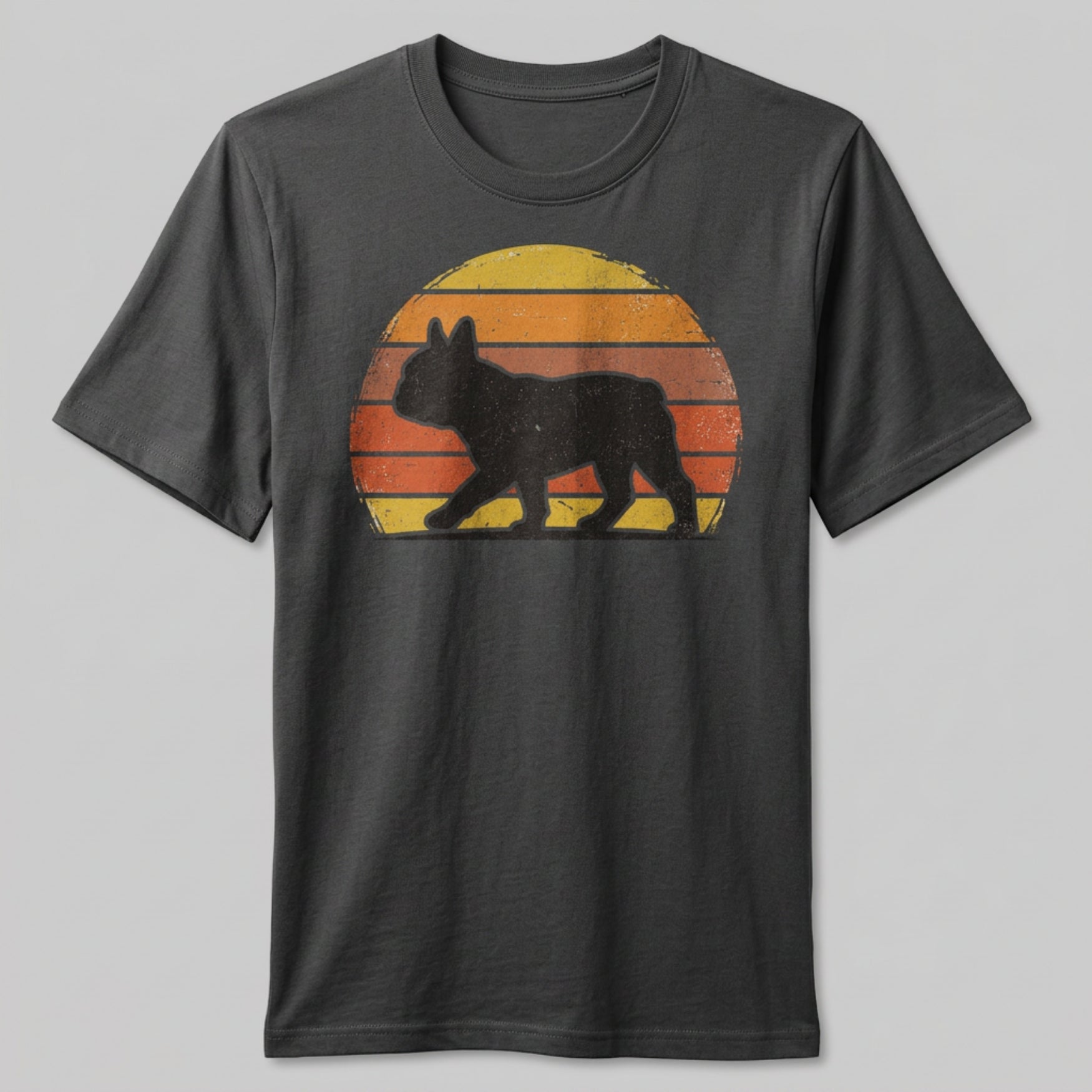 Vintage Französische Bulldogge | Bio-Shirt