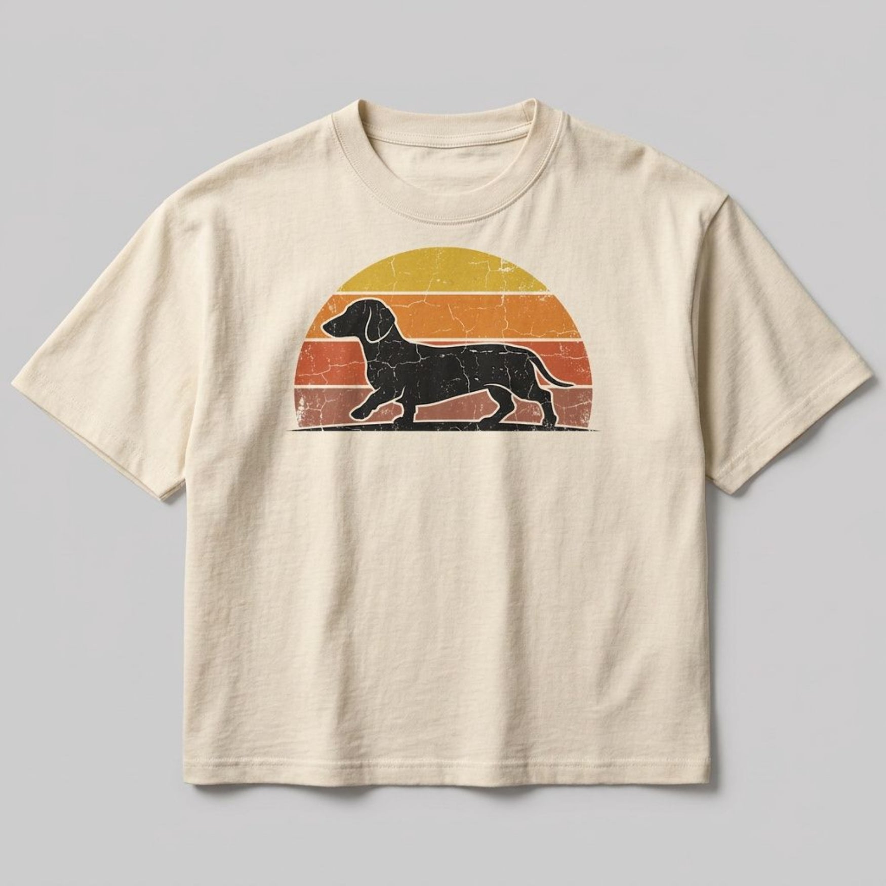 Vintage Dackel | Damen Bio-Shirt