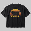 Vintage French Bulldog |  Ladies Organic Shirt