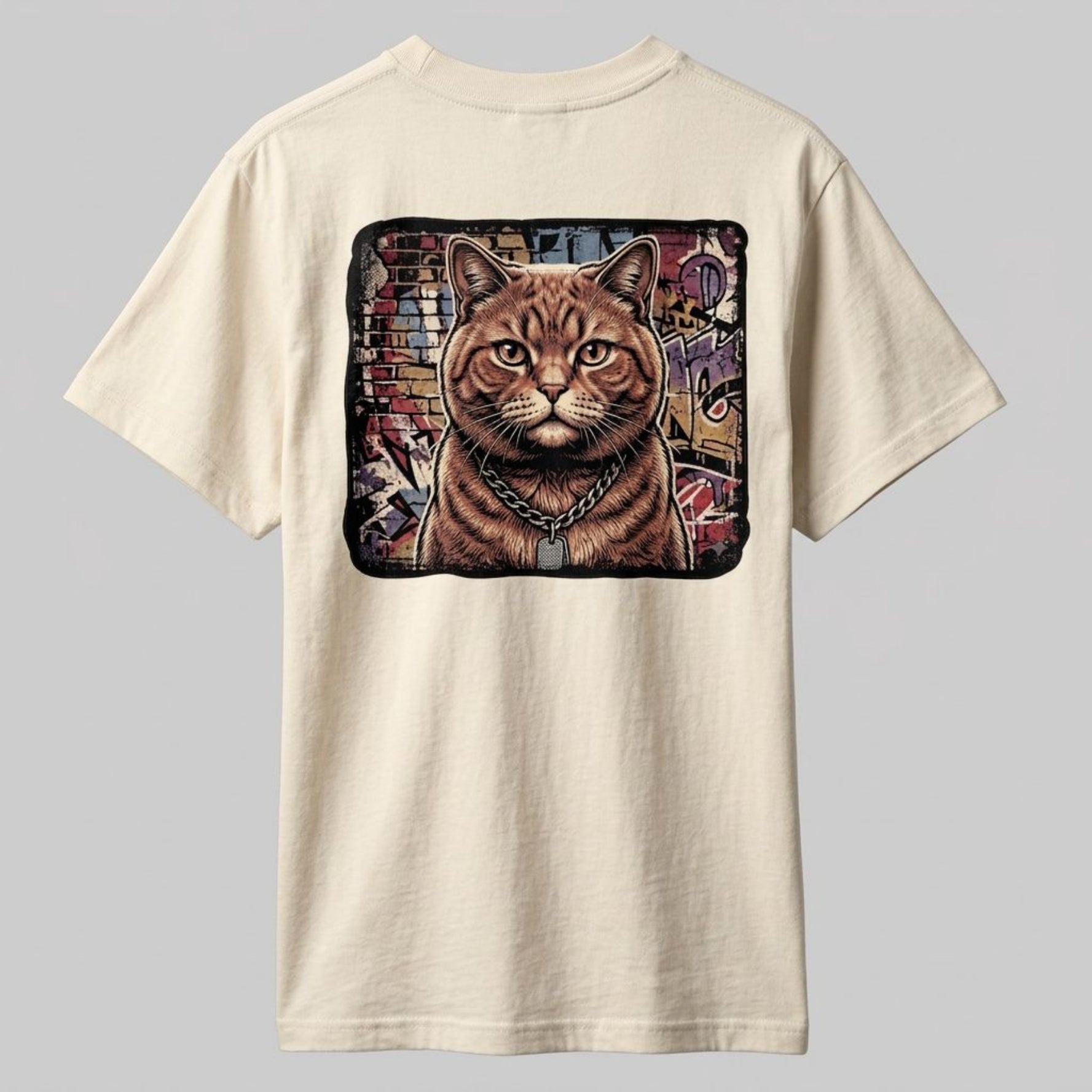 Retro Unisex Oversized | The Street Art British Shorthair