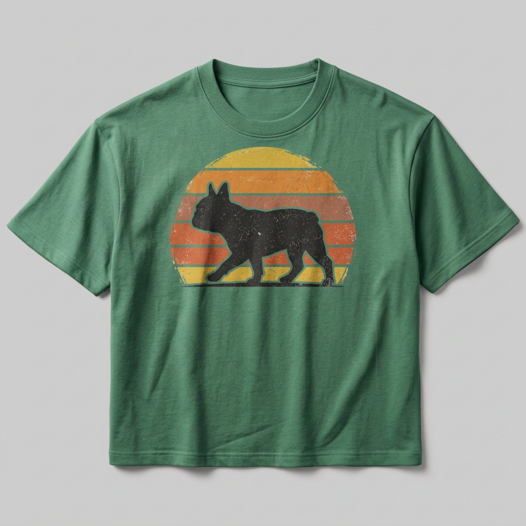 Vintage Französische Bulldogge | Damen Bio-Shirt