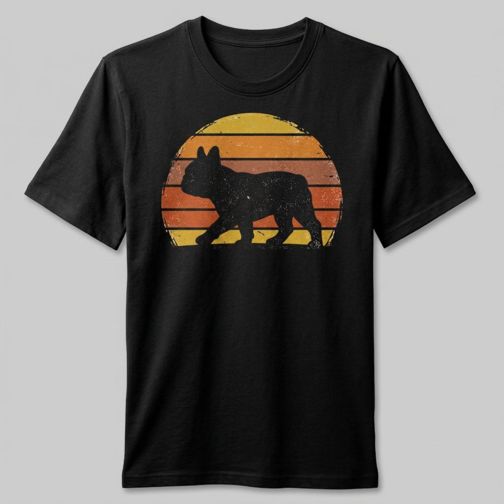 Vintage Französische Bulldogge | Bio-Shirt