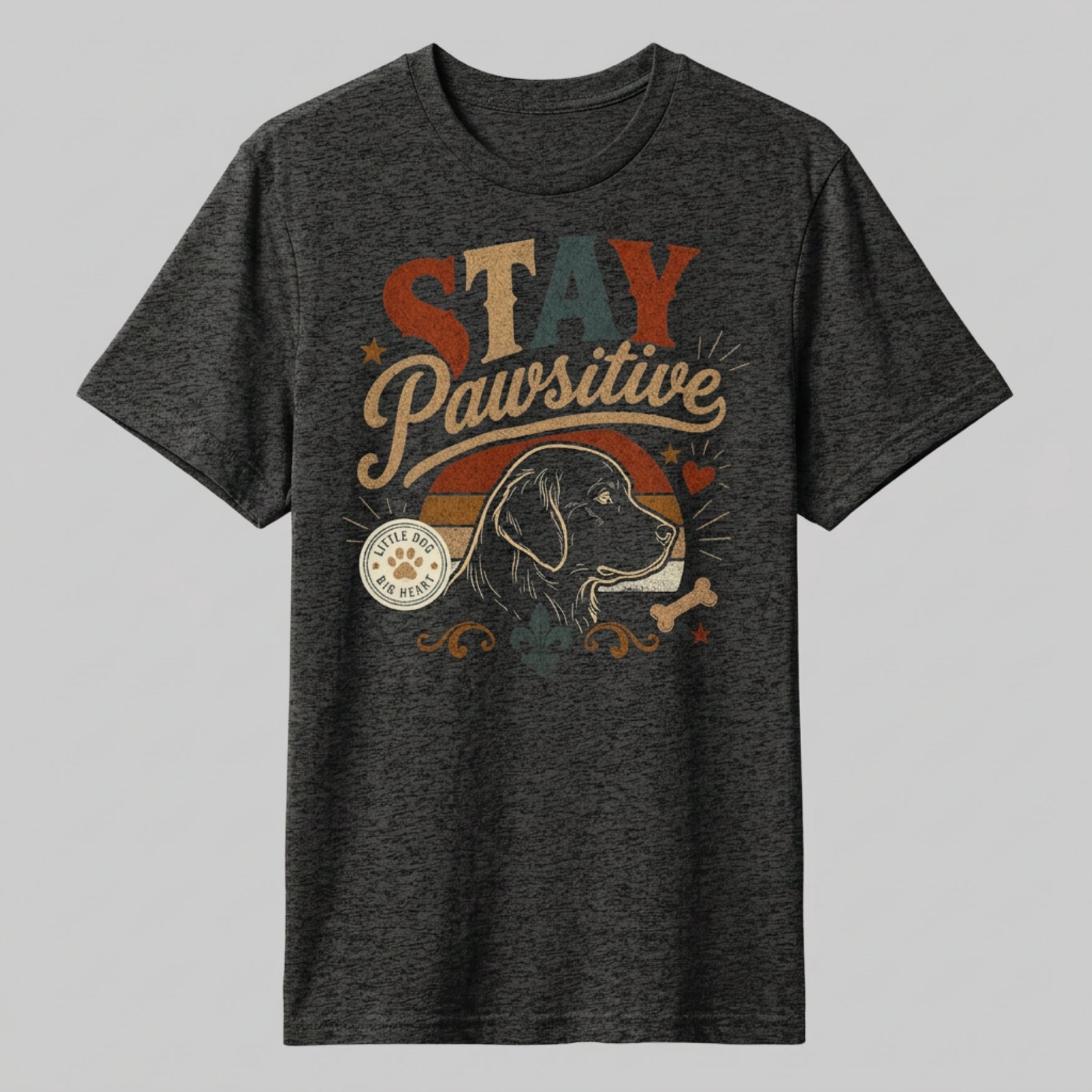 Vintage Golden Retriever | Unisex Oversized Bio-Shirt
