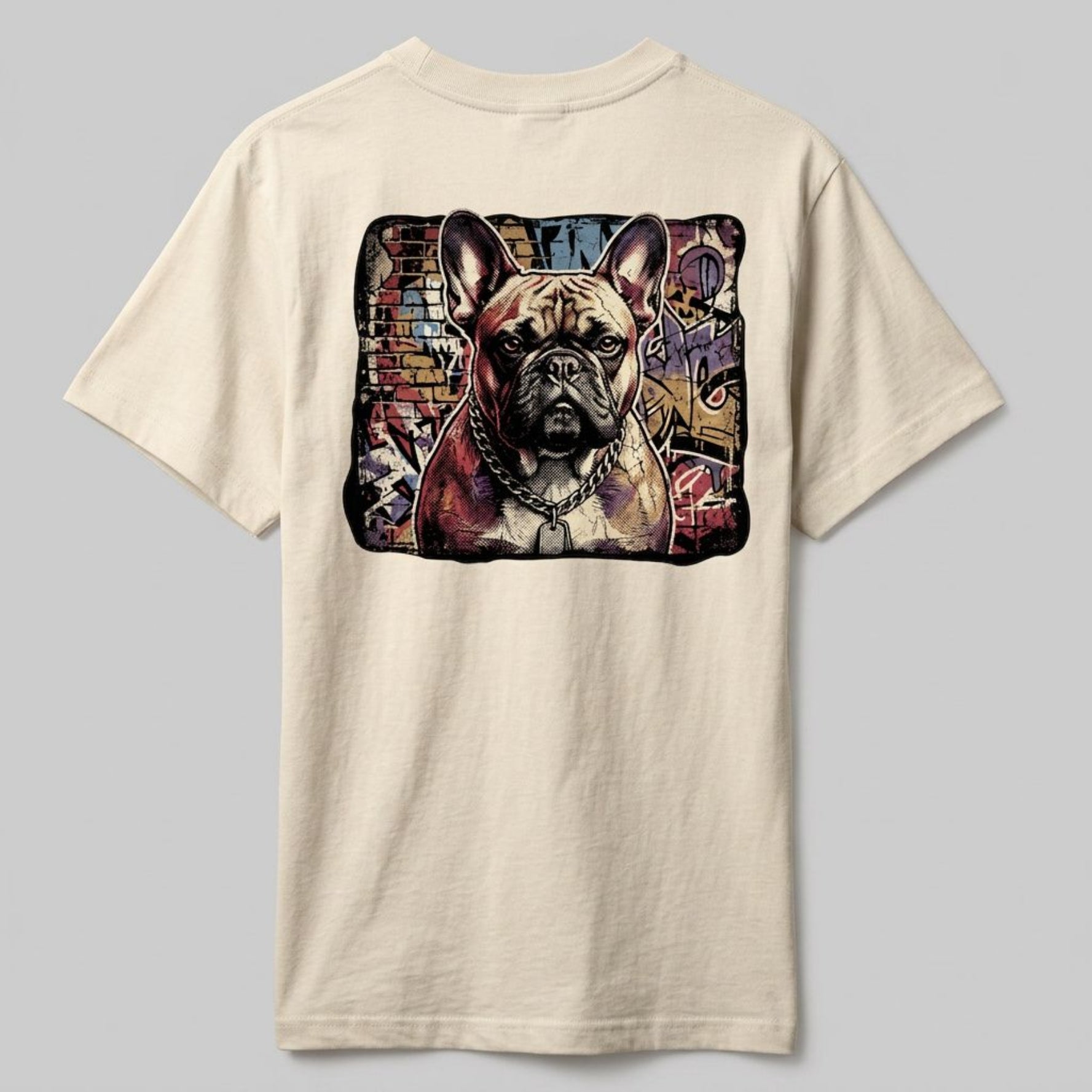 Retro Unisex Oversized | The Street Art French Bulldog