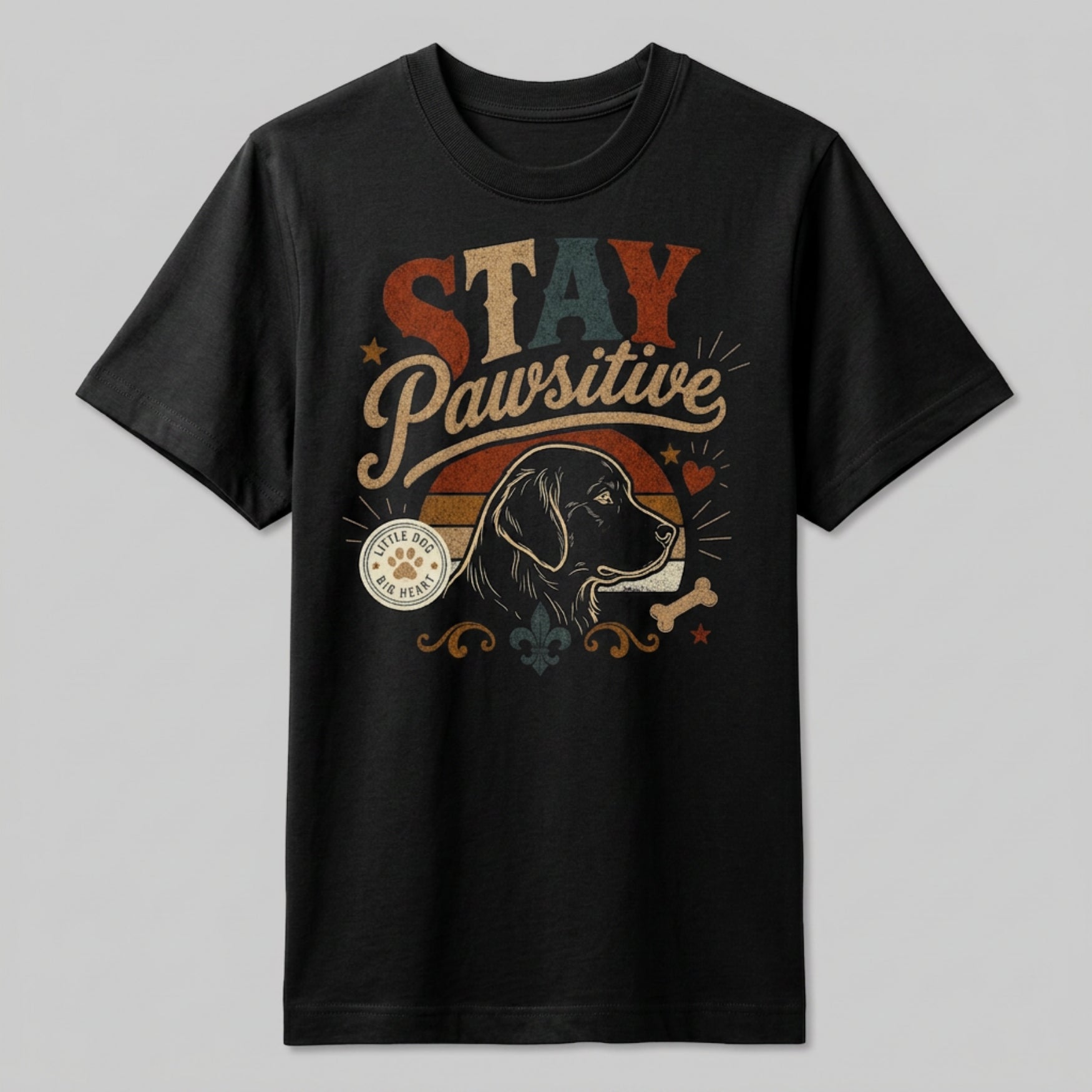 Vintage Golden Retriever | Unisex Oversized Bio-Shirt