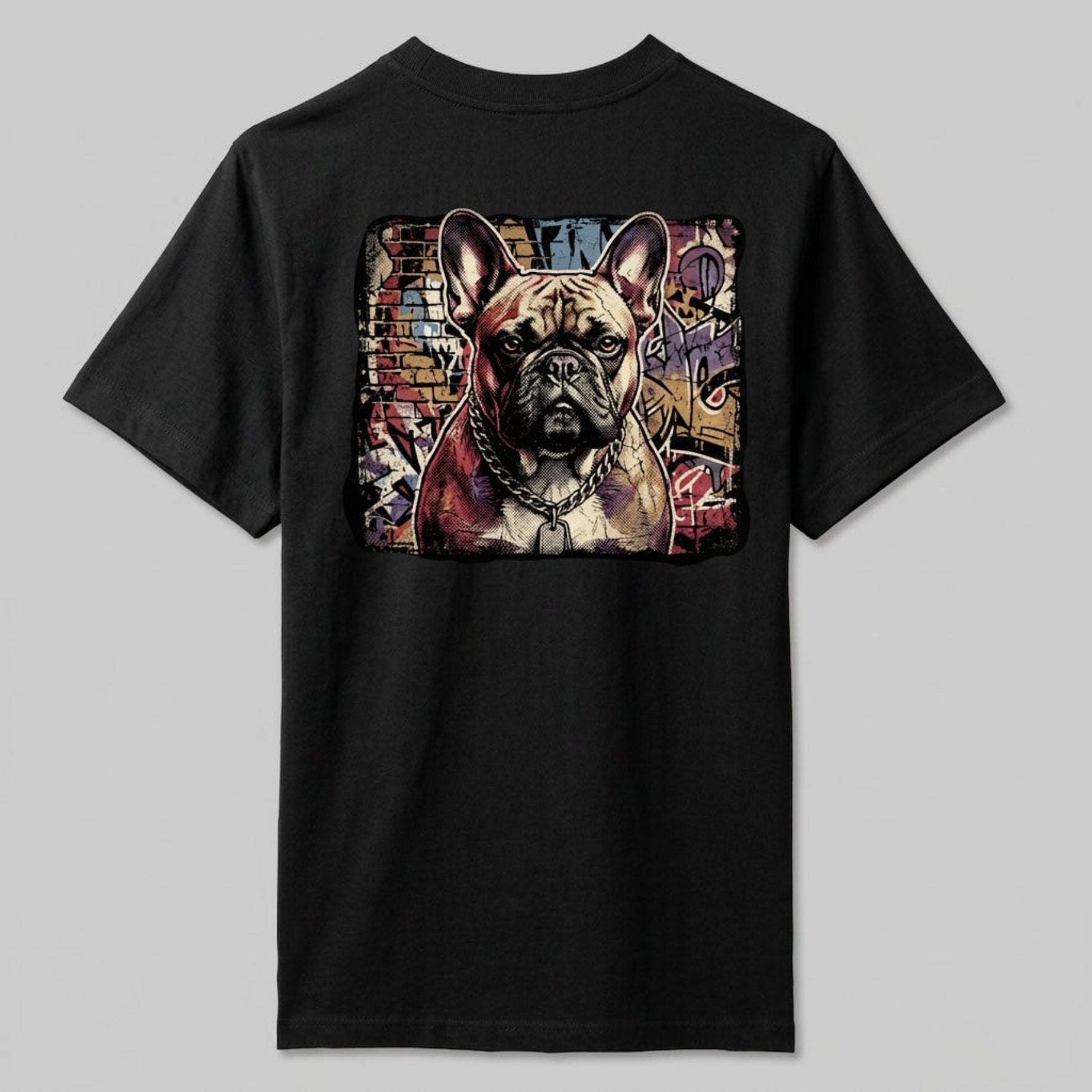 Retro Unisex Oversized | The Street Art French Bulldog