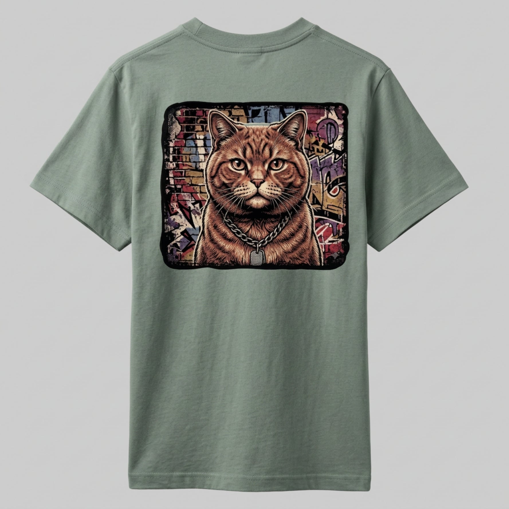Retro Unisex Oversized | The Street Art British Shorthair
