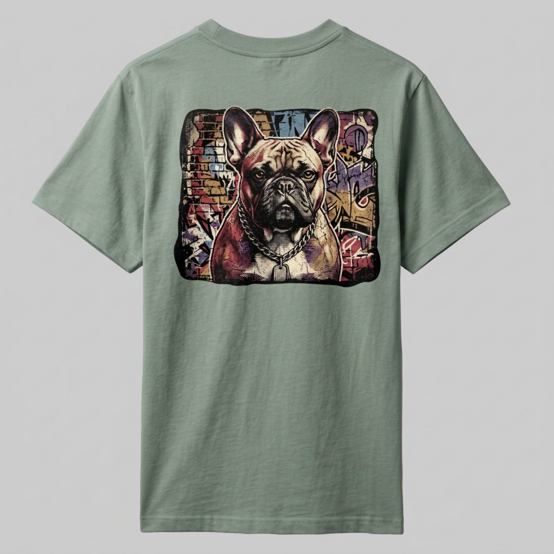 Retro Unisex Oversized | The Street Art French Bulldog