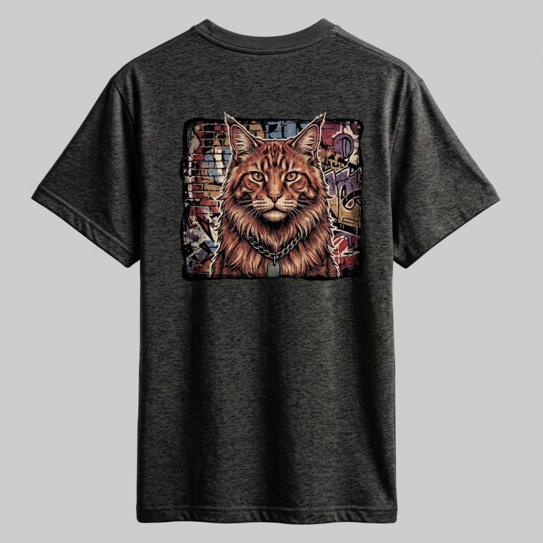 Retro Unisex Oversized | The Street Art Maine Coon